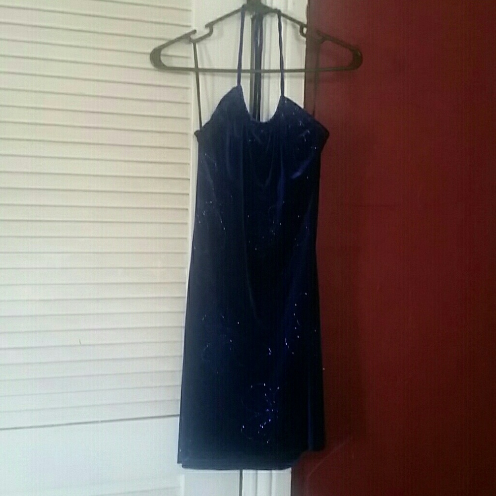 Blue Hulter Top Dress
